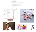 Make up mirror and brush powder puff suit